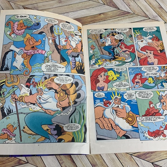 The Little Mermaid Comic Book, Disney - Picture 3 of 4